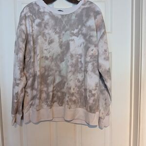 George Cream and Gray Knit Sweater